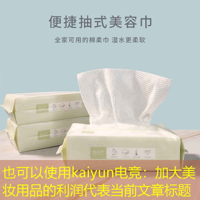 加大美妆用品的利润